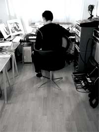 Matt in the studio